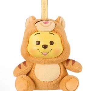 MINISO Winnie The Pooh Naughty Party Plush Vinyl Art Toy Figure Keychain Tigger